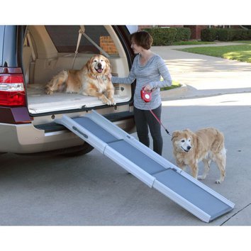 Modes de transport pour petits / vieux chiens qui fatiguent vite - Page 8 Rampe-deluxe-triscope-pour-chien