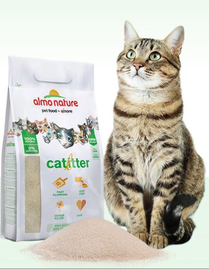 La litière révolutionnaire Cat Litter d'Almo Nature