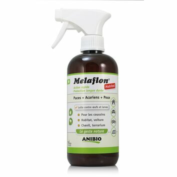 Mélaflon Spray antiparasitaire Habitat Puce Acarien Poux Anibio