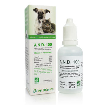 A.N.D. 100 Défenses naturelles 30 ml Bionature