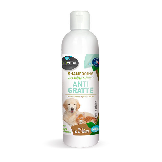 Soins et Hygiène du chien > Shampooing et aprèsshampooing > Shampooing naturel ANTIGRATTE