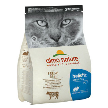 Croquettes Sterilised pour chat stérilisé 2 kg Almo Nature Croquettes Sterilised pour chat stérilisé 2 kg Almo Nature