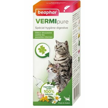 Vermipure purge aux plantes 50 comprimés Chaton Chat Beaphar