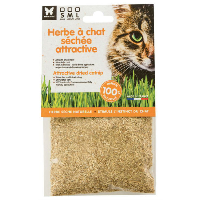 Alimentation du chat > Friandises, snacks, herbe à chat > Herbe à chat naturelle séchée