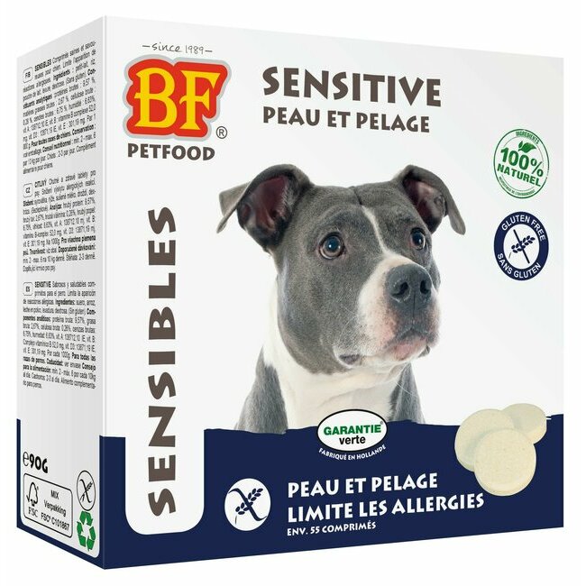 Friandises Sensitives peau et allergie pour chien par BF Petfood