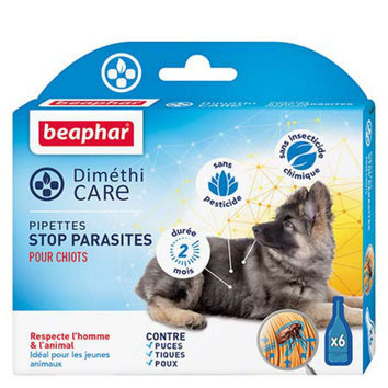 Pipettes Stop Parasites Chiot Diméthicare x 6 Beaphar