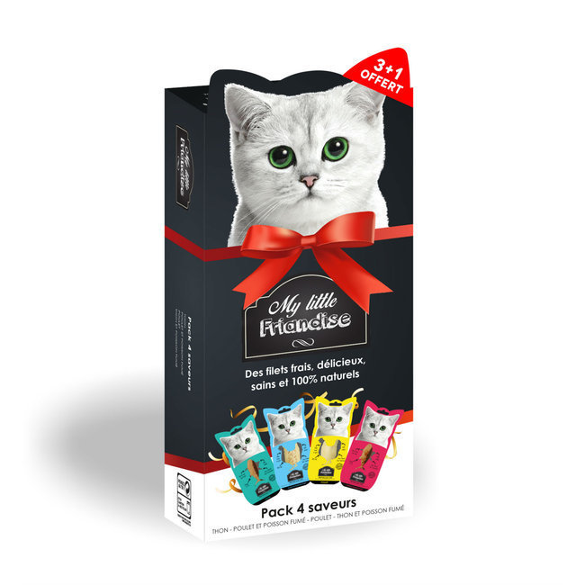 Alimentation Du Chat Friandises Ou Herbe A Chat Friandises Filets Frais Pour Chat 4 X 30 G Par Agecom Albert Le Chien
