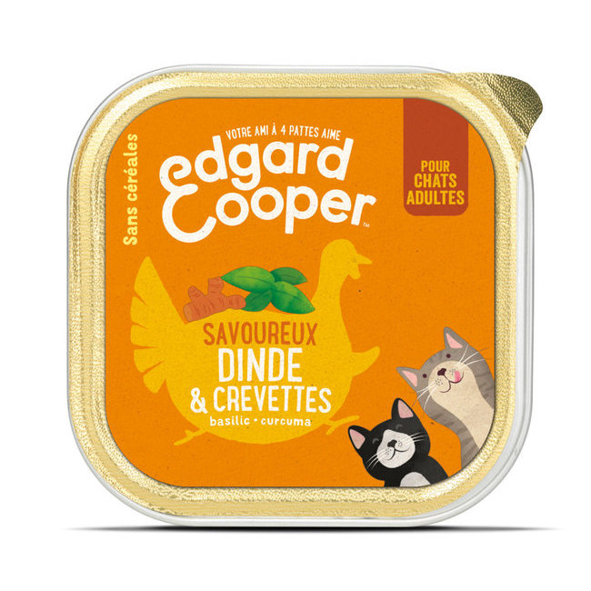 Pâtée pour chat Adulte Edgard et Cooper 19 x 85 g Pâtée pour chat Adulte Edgard et Cooper 19 x 85 g