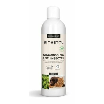 Shampooing Anti-Insectes BIO 240 ml Biovetol