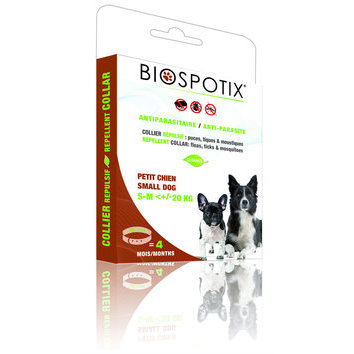 Collier antiparasitaire Biospotix petit chien par Biogance