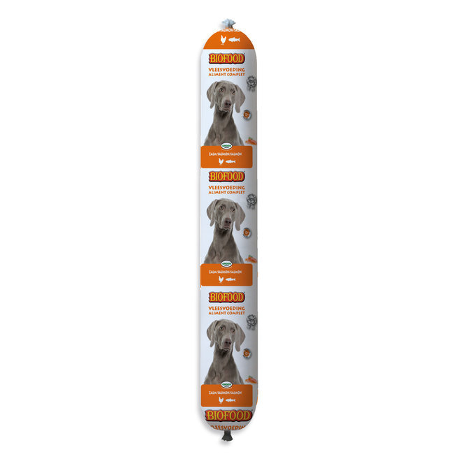 Saucisse pour chien Aliment complet Biofood 800 g Saucisse pour chien Aliment complet Biofood 800 g