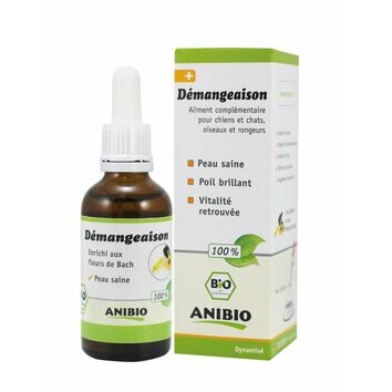 Démangeaison Bio Peau saine Poils brillants 50 ml Anibio