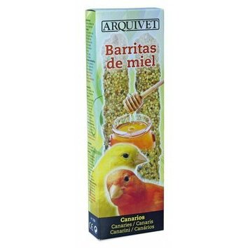 Bâtons de graines et miel pour Canaris 60 g Arquivet