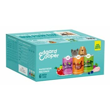 Multipack Chien 3 saveurs 6 x 400 g Edgard et Cooper