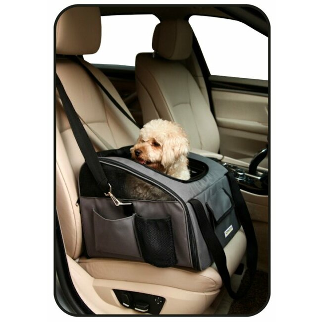 Couchage, accessoires et toilettage > Corbeille, tapis et sac > Sac de transport  pour voiture Trasportino de Croci : Albert le chien