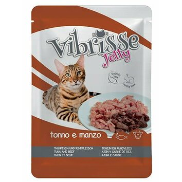 Pâtée pour chat en gelée 18 x 70 g Vibrisse Jelly