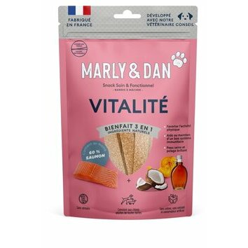 Barres à mâcher pour chien Energie 80 g par Marly & Dan