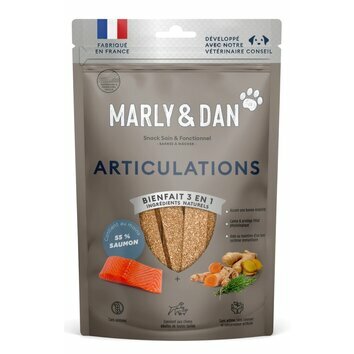 Barres à mâcher pour chien Articulations 80 g par Marly et Dan