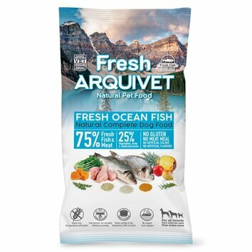 Croquettes chien semi-humide Fresh ocean fish sachet essai 100 g Arquivet