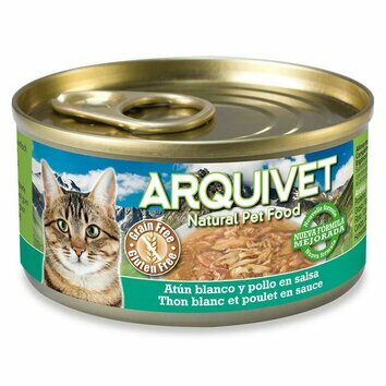 Filets pour chat en sauce sans céréales 6 x 80 g Arquivet