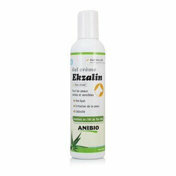 Gel crême Ekzalin peau sensible pour chien 200 ml Anibio