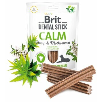 Dental stick Calm Chanvre et Agripaume par 7 Brit Dental stick Calm Chanvre et Agripaume par 7 Brit