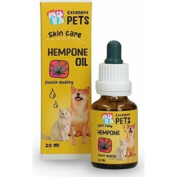 Huile de chanvre Soin de la peau Chien Chat 20 ml Excellent Pet
