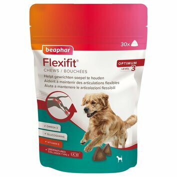 Friandises Flexifit chien articulations glucosamine optimum 175 g Beaphar Friandises Flexifit chien articulations glucosamine optimum 175 g Beaphar