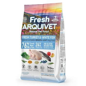 Croquettes chien semi-humide Fresh Senior et Light 2.5 kg Arquivet Croquettes chien semi-humide Fresh Senior et Light 2.5 kg Arquivet