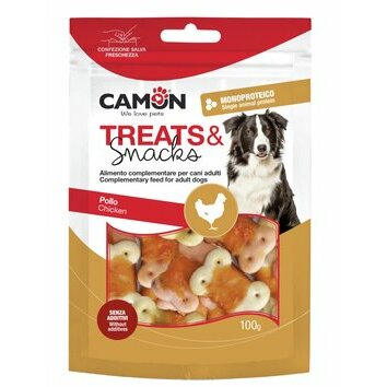 Biscuits pour chien roulés au poulet 100 g Camon Biscuits pour chien roulés au poulet 100 g Camon