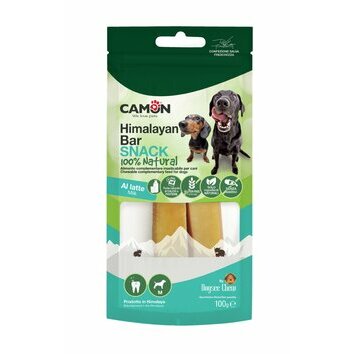 Barres Dental chien fromage de Yack au lait de l'Himalaya M&eacute;dium paquet de 2 barres Camon