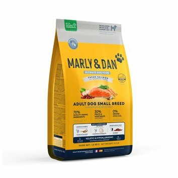 Croquettes Chien Adulte Petite Taille saumon frais 1.5 kg Marly et Dan