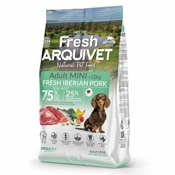 Croquettes semi-humide petit chien Adult Mini Fresh Porc Ibérique 2.5 kg Arquivet Croquettes semi-humide petit chien Adult Mini Fresh Porc Ibérique 2.5 kg Arquivet
