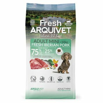 Croquettes semi-humide petit chien Adult Mini Fresh Porc Ib&eacute;rique 1 kg Arquivet