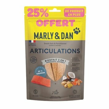 Barres à mâcher pour chien Articulations 80 g + 25 % par Marly et Dan Barres à mâcher pour chien Articulations 80 g + 25 % par Marly et Dan