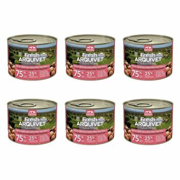 Pâtée pour chien boulettes Jambon ibérique, patate douce et brocoli 6 x 200 g Arquivet Pâtée pour chien boulettes Jambon ibérique, patate douce et brocoli 6 x 200 g Arquivet