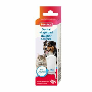 Doigtier dentaire chien et chat  par 2 unités Beaphar