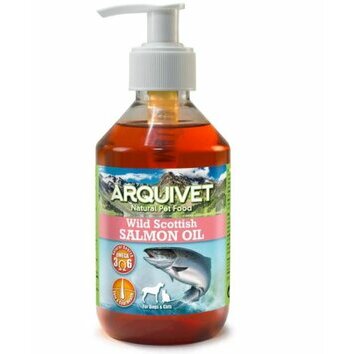 Huile de saumon &eacute;cossais chat et chien Om&eacute;ga 3 et 6 Arquivet