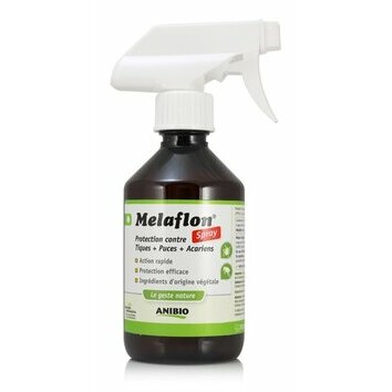 Mélaflon Spray antiparasitaire Tiques Puces Acariens Anibio Mélaflon Spray antiparasitaire Tiques Puces Acariens Anibio
