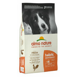 Croquettes Holistic Poulet Médium chien moyen 12 kg Almo Nature Croquettes Holistic Poulet Médium chien moyen 12 kg Almo Nature