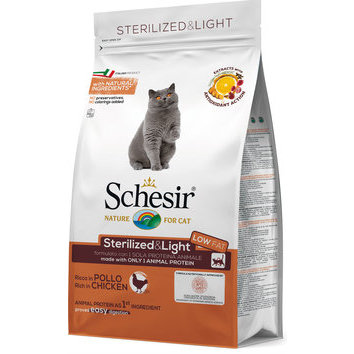 Alimentation Du Chat Croquettes Naturelles Ou Bio Croquettes Pour Chat Sterilise Light Schesir Albert Le Chien