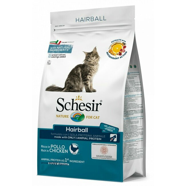 Alimentation Du Chat Croquettes Naturelles Ou Bio Croquettes Chat Anti Boules De Poils Schesir 1 5 Kg Albert Le Chien