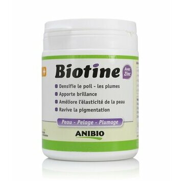 Biotine avec Zinc Beauté du poil Anibio