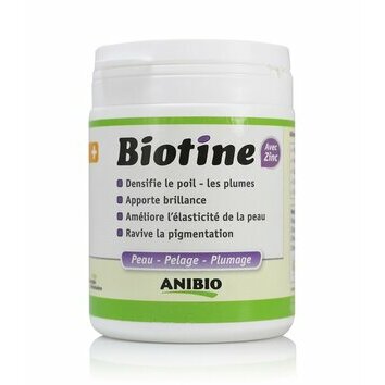 Biotine avec Zinc Beauté du poil Anibio Biotine avec Zinc Beauté du poil Anibio