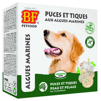 Friandises Puces et Tiques pour chien par BF Petfood