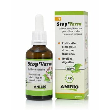 Stop Verm Hygiène intestinale naturelle 50 ml Anibio Stop Verm Hygiène intestinale naturelle 50 ml Anibio