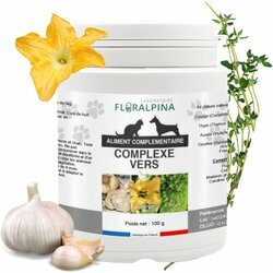 Complexe Vers poudre chien chat 100 g Floralpina Complexe Vers poudre chien chat 100 g Floralpina