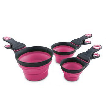 Verre doseur, cuillère d'alimentation et attache sac, 3 en 1 Verre doseur, cuillère d'alimentation et attache sac, 3 en 1