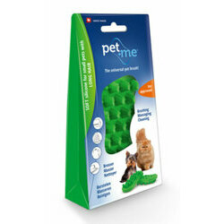 Brosse nettoyage et massage chien poils longs Pet-Me