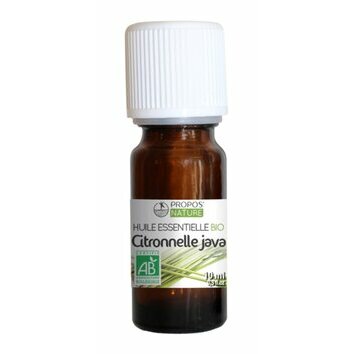 Citronnelle de java Bio huile essentielle 10 ml par Propos Nature Citronnelle de java Bio huile essentielle 10 ml par Propos Nature